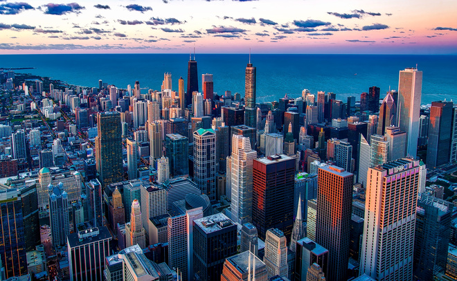 Chicago City Skyline